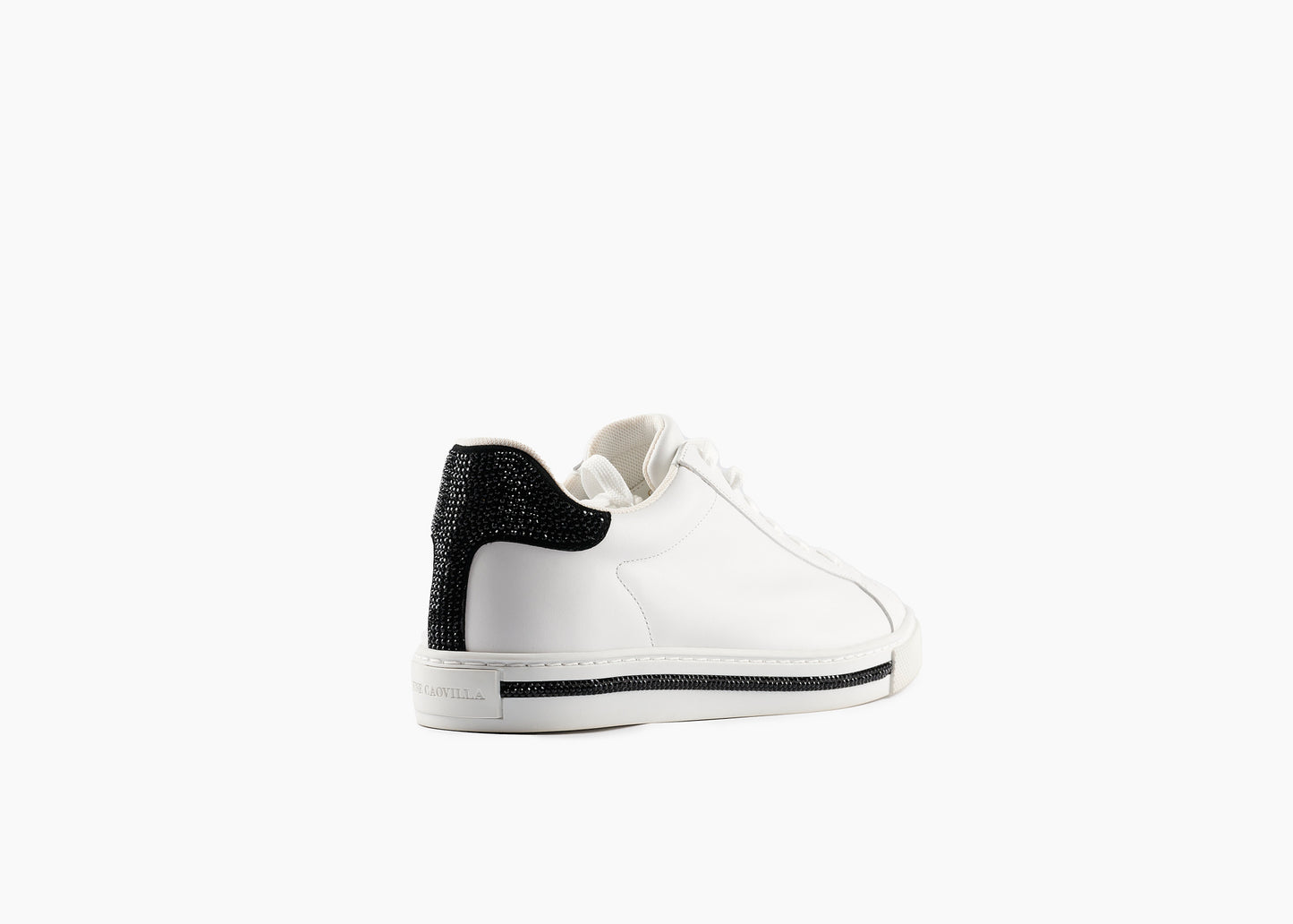 Xtra Crystal Sneaker Leather White/Black