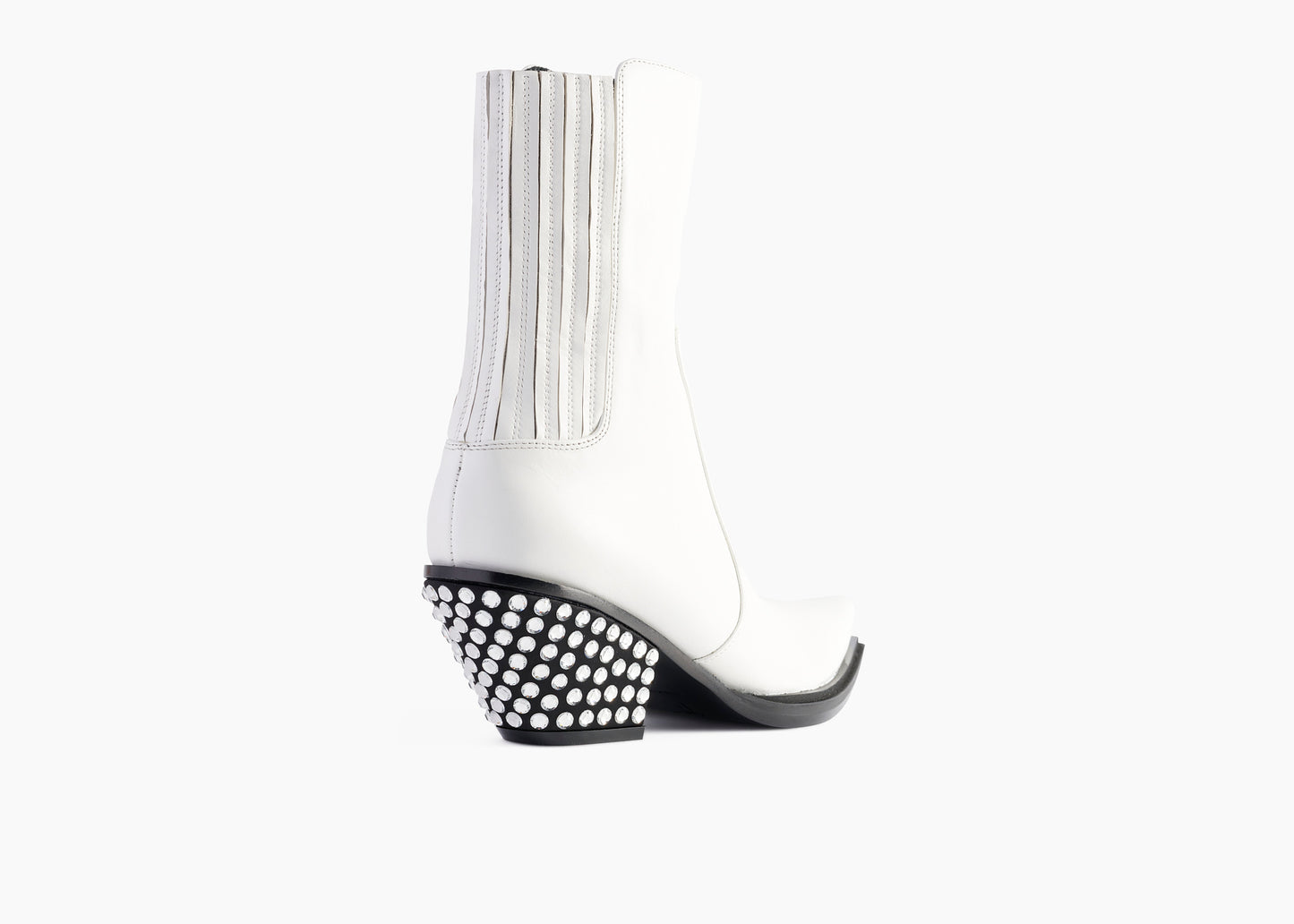 Yanhira Boot Leather White