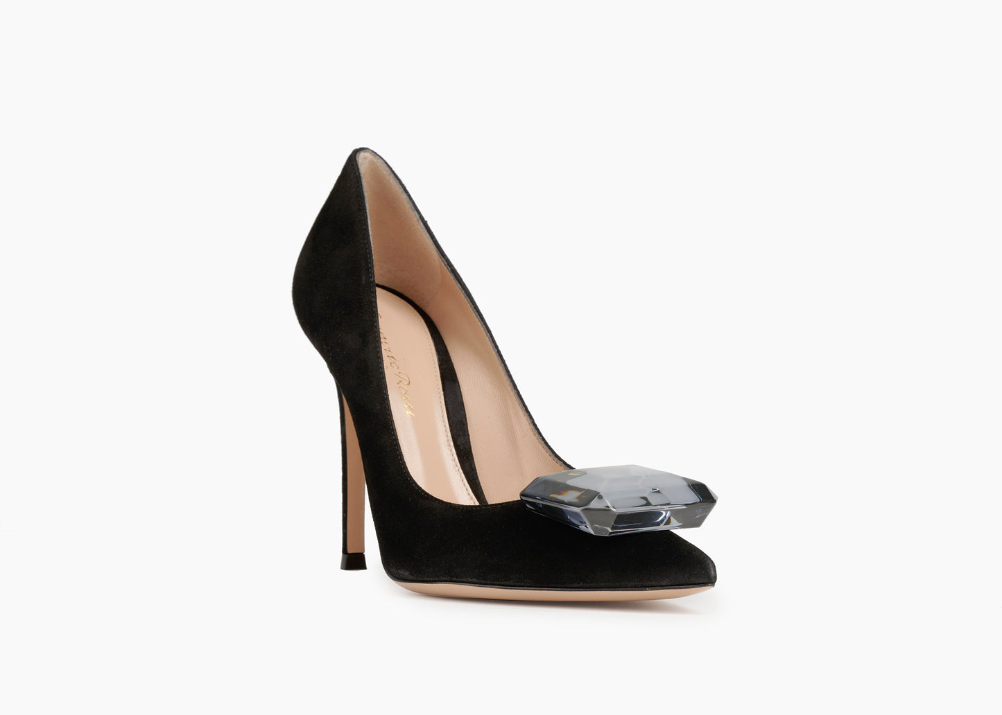 SALE Jaipur Gemstone Pump Suede Black was $1595