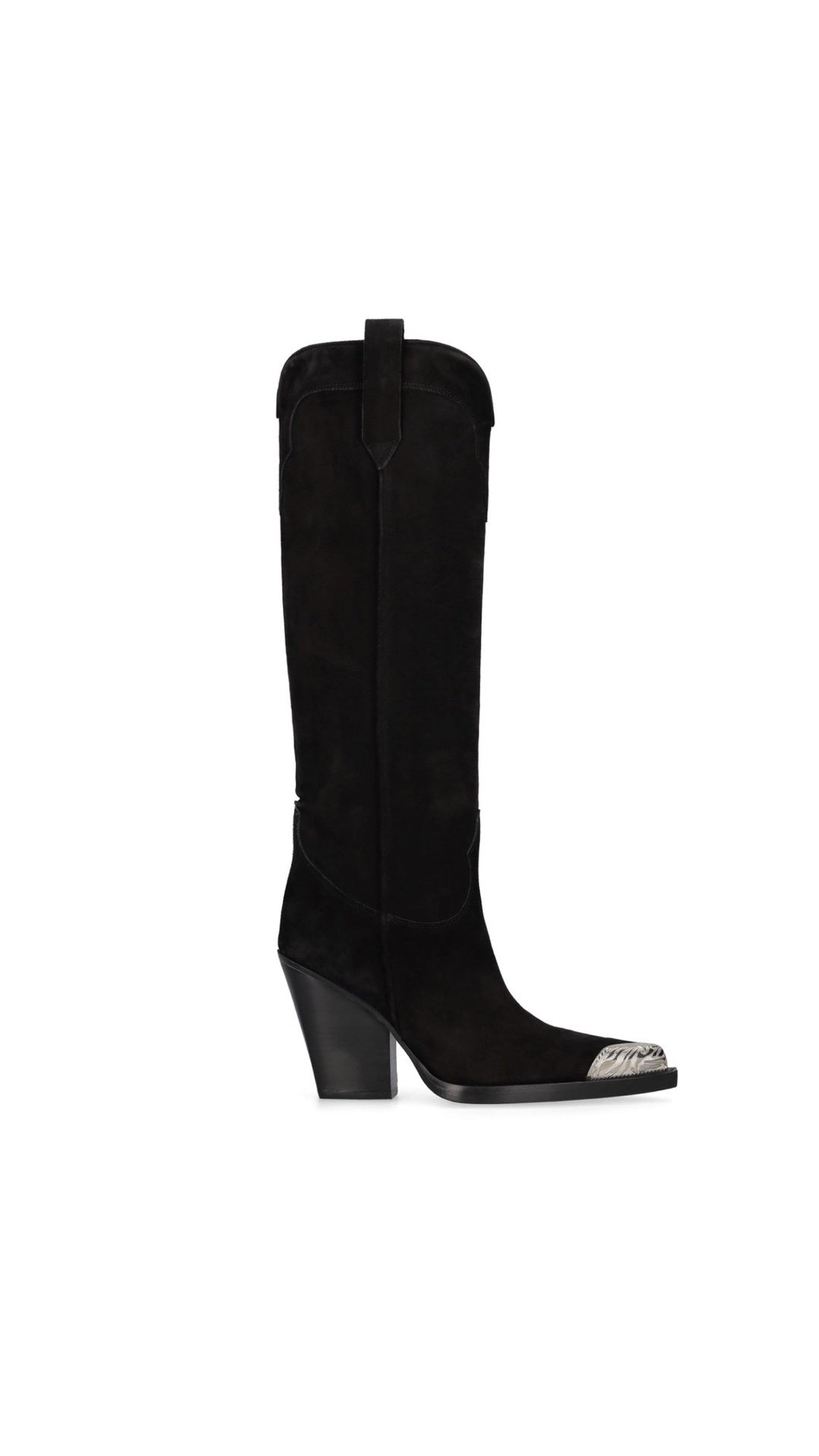 SALE Dakota Embellished Metal Toe Boot T100 was $1595 Suede Black