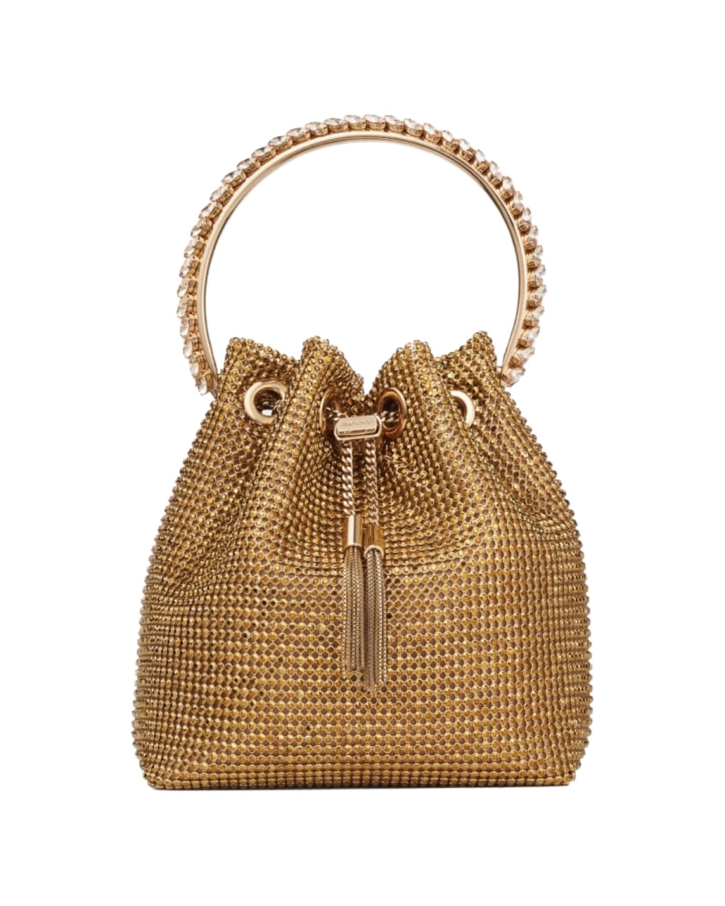 Bon Bon Crystal Mesh Bag Gold