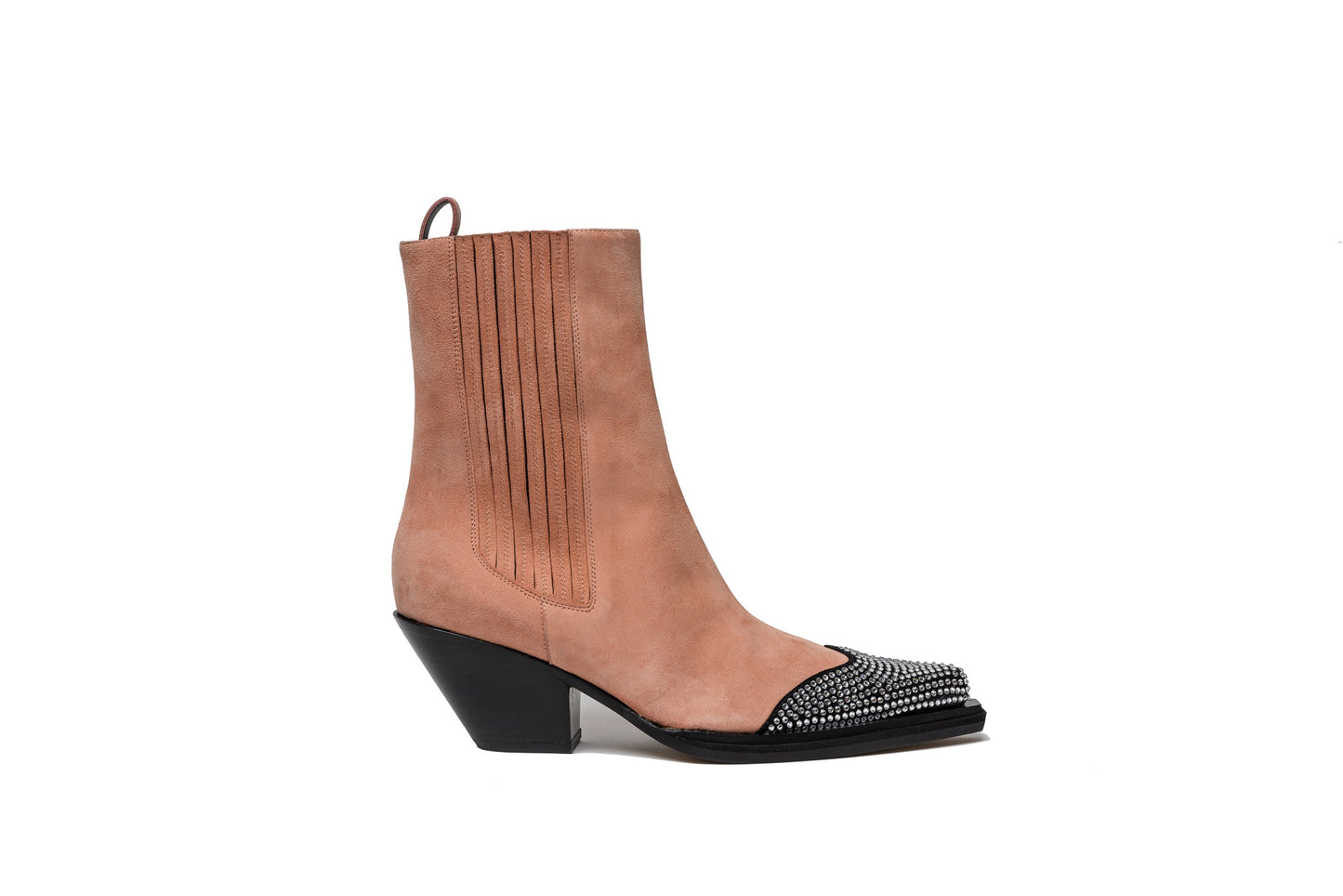 Texas Crystal Boot Suede Nude was $1995