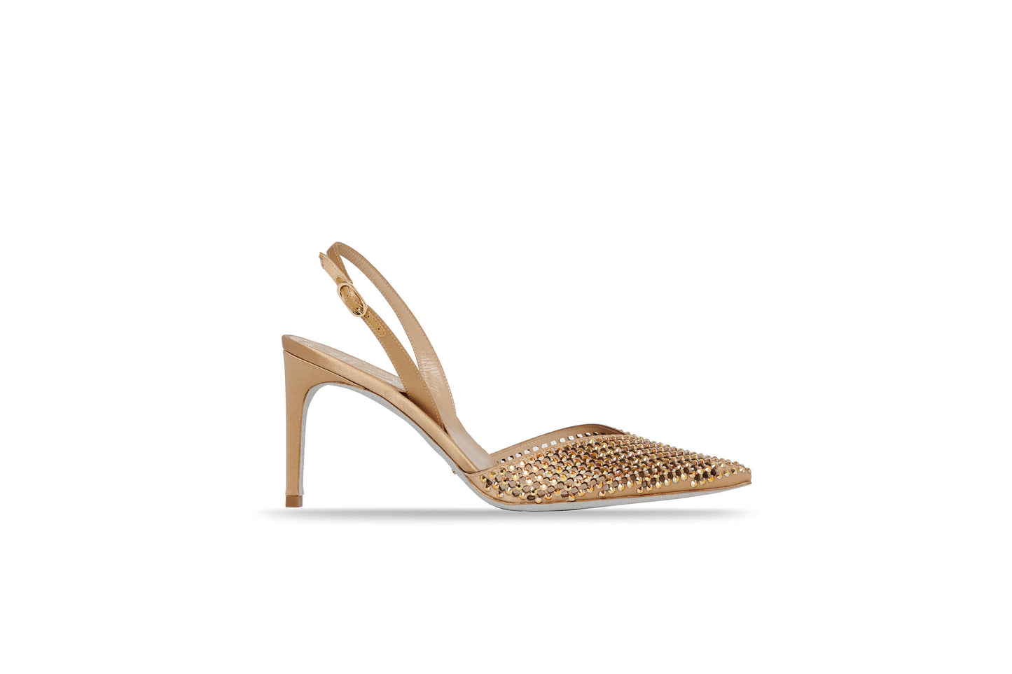Ginger Slingback Crystal Mesh Gold