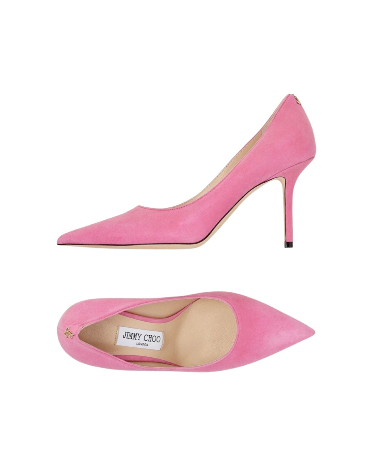 SALE Love 85 Pump Suede Candy Pink was $1100