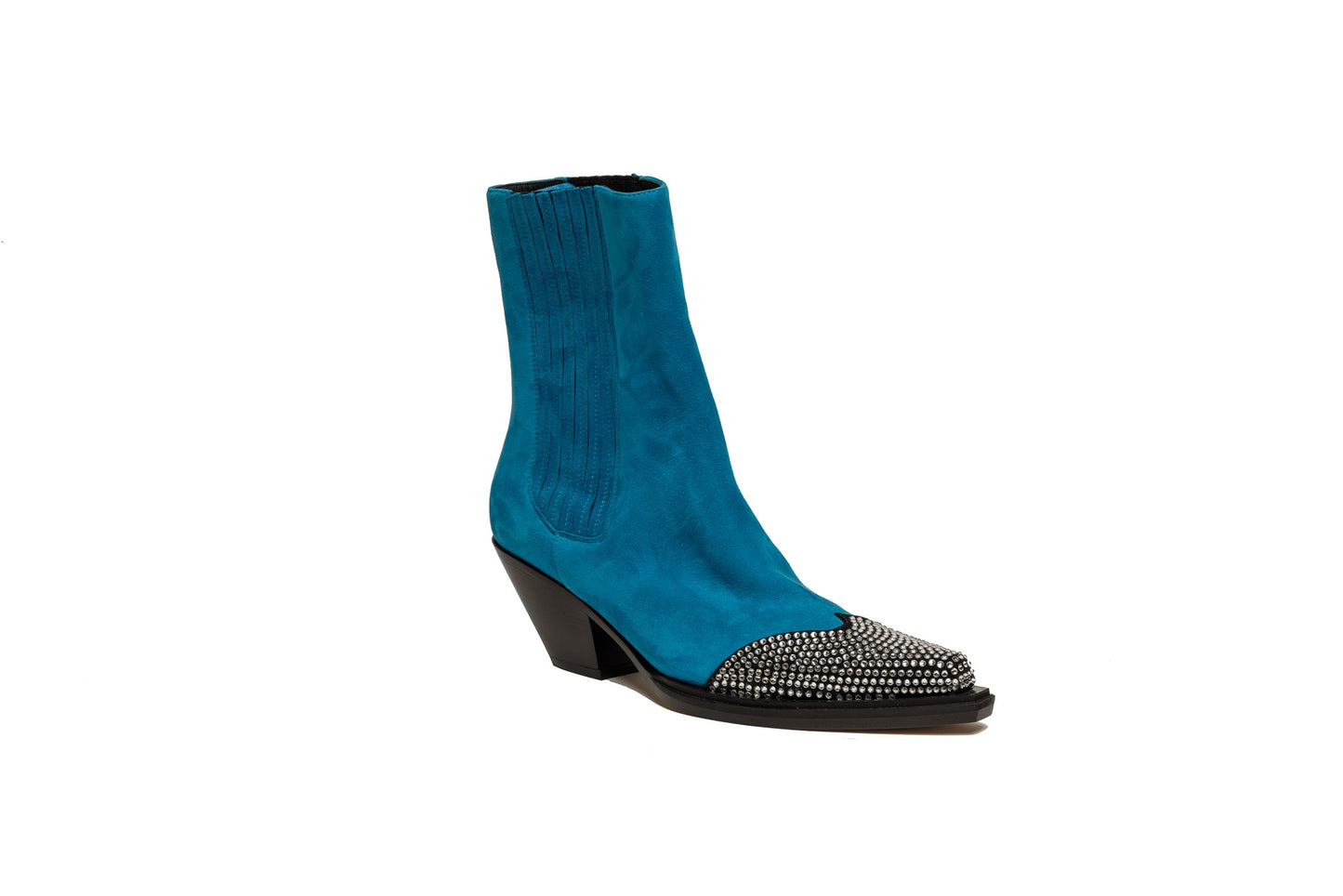 Texas Crystal Boot Suede Turquoise Blue was $1995