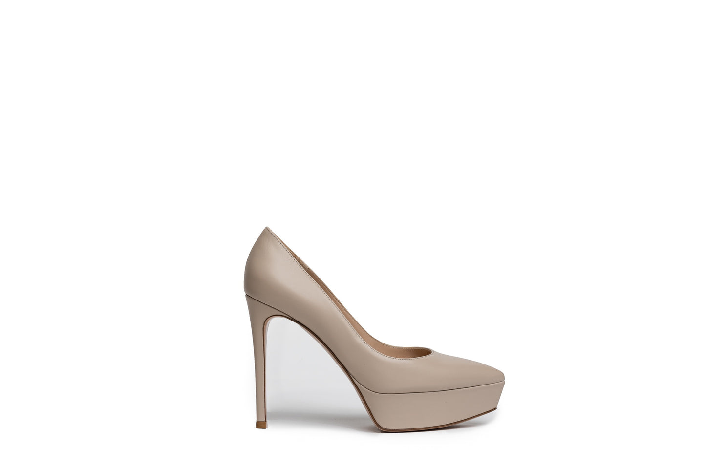 SALE Dasha Platform Pump Leather Nude was $1495