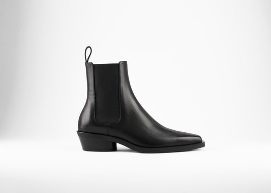 SALE Bronco Chelsea Boot Leather Black was $1695