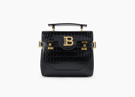 SALE B-Buzz 23 Bag Croc Embossed Leather Black was $3495