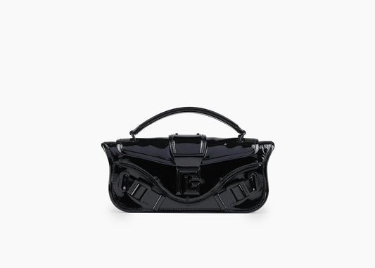 SALE Blaze Pouch Bag Patent Leather Black was $3395