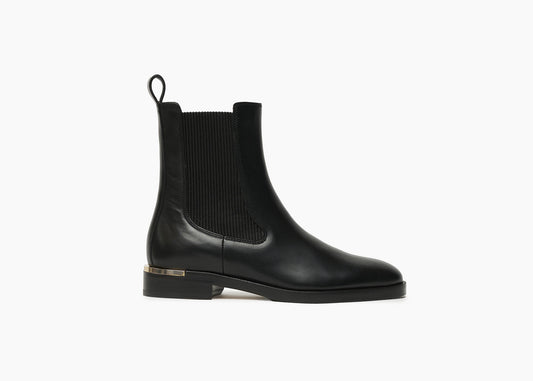 SALE Thessaly 20 Flat Ankle Boot Leather Black was $1595