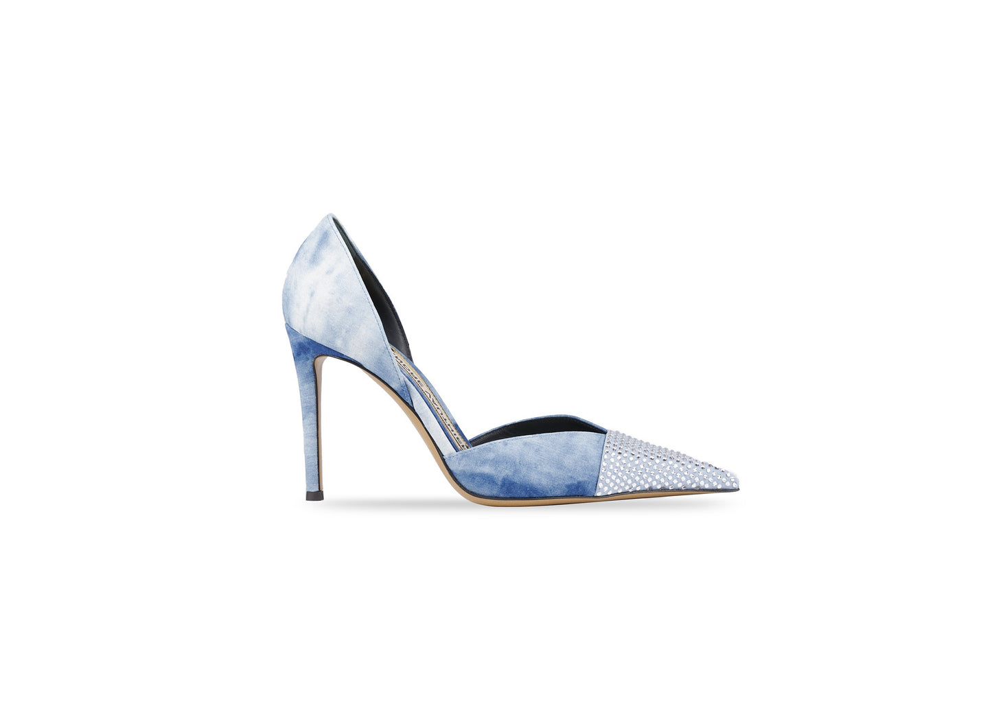 SALE Raquel D'orsay Tie Dye Crystal Pump Denim was $1595
