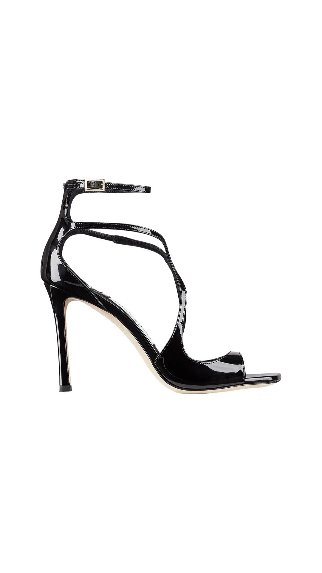 SALE Azia 95 Sandal Patent Leather Black was 1395 Miss Louise