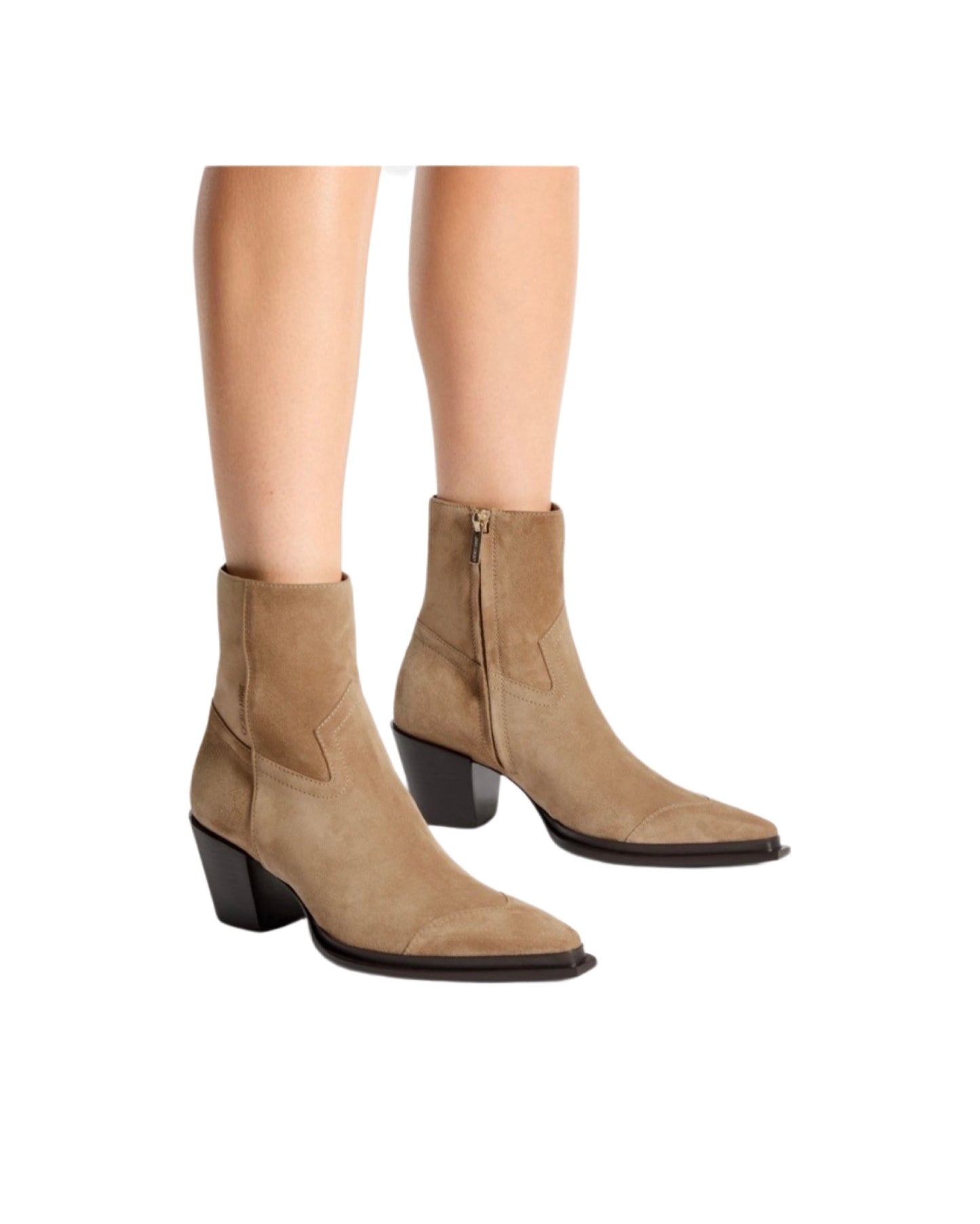 Cece 60 Ankle Boot Suede Tan