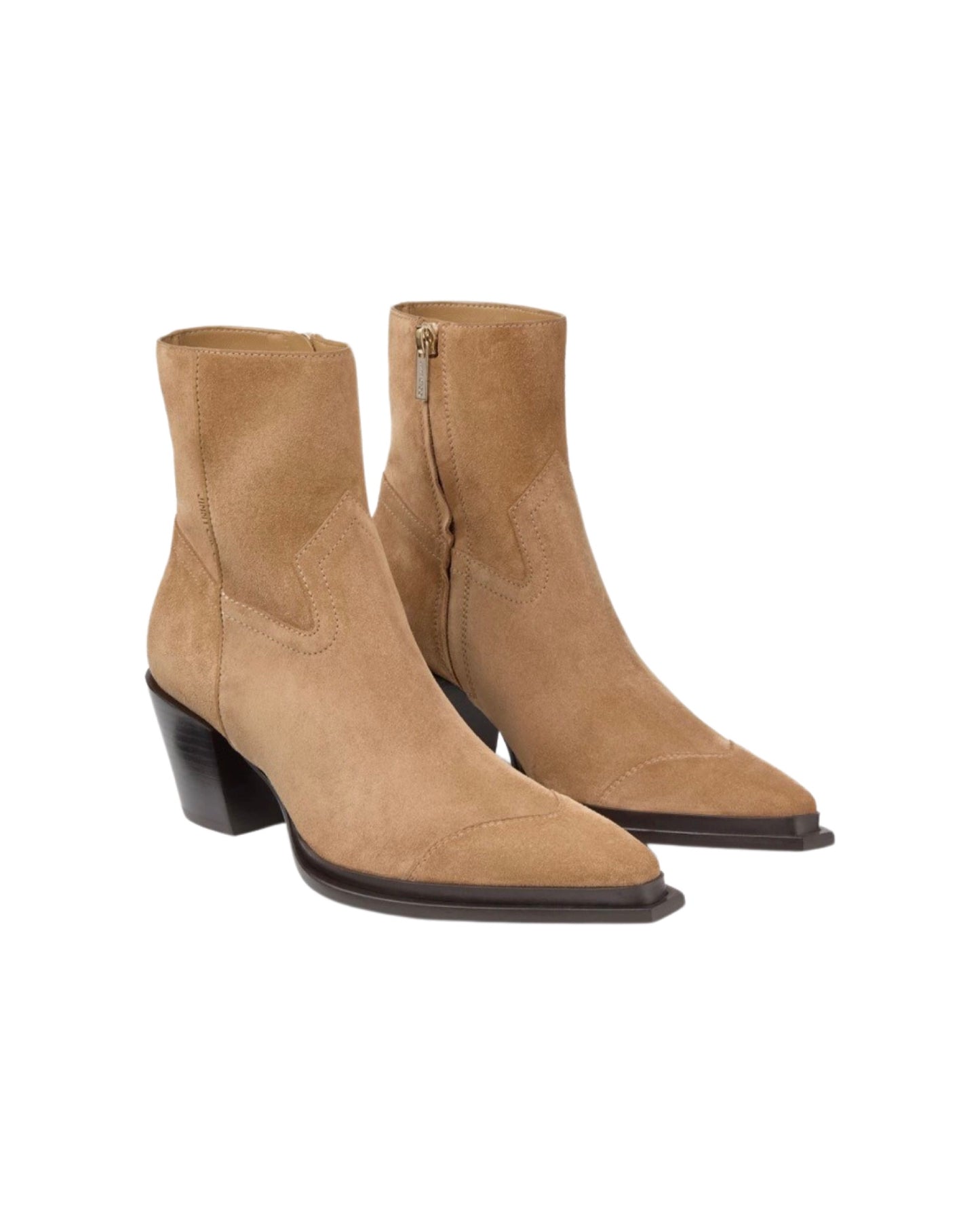 Cece 60 Ankle Boot Suede Tan