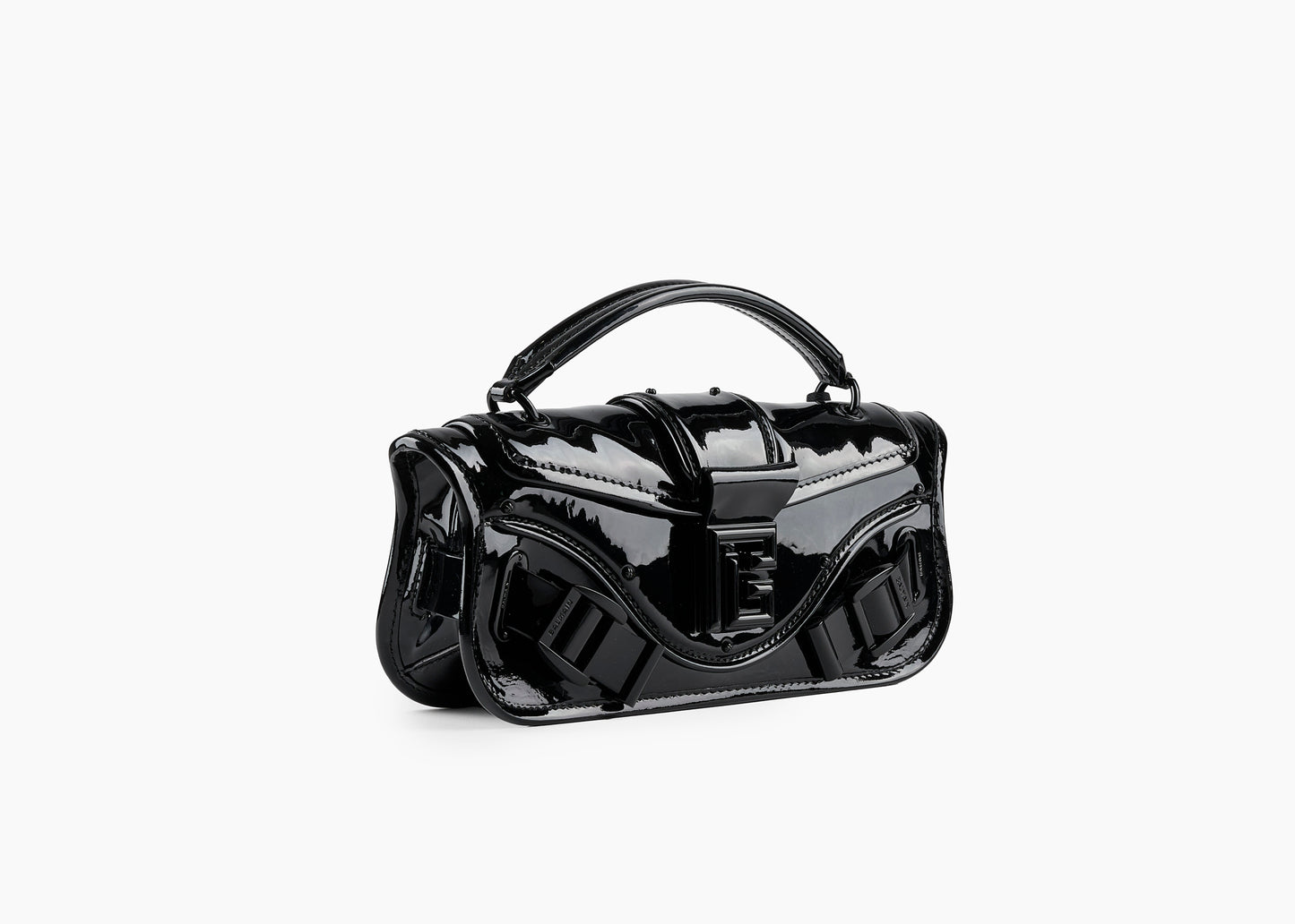 SALE Blaze Pouch Bag Patent Leather Black was $3395