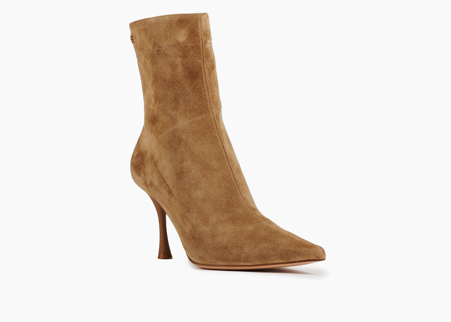 SALE Dunn Ankle Boot Suede Taupe was $1795