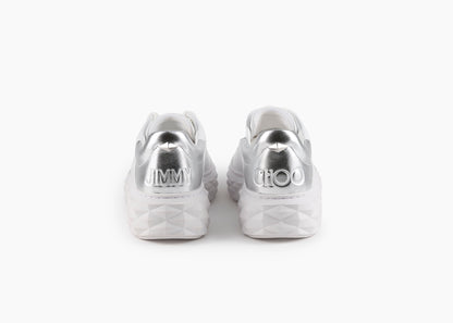 SALE Diamond Maxi Sneaker White/Silver was $1095