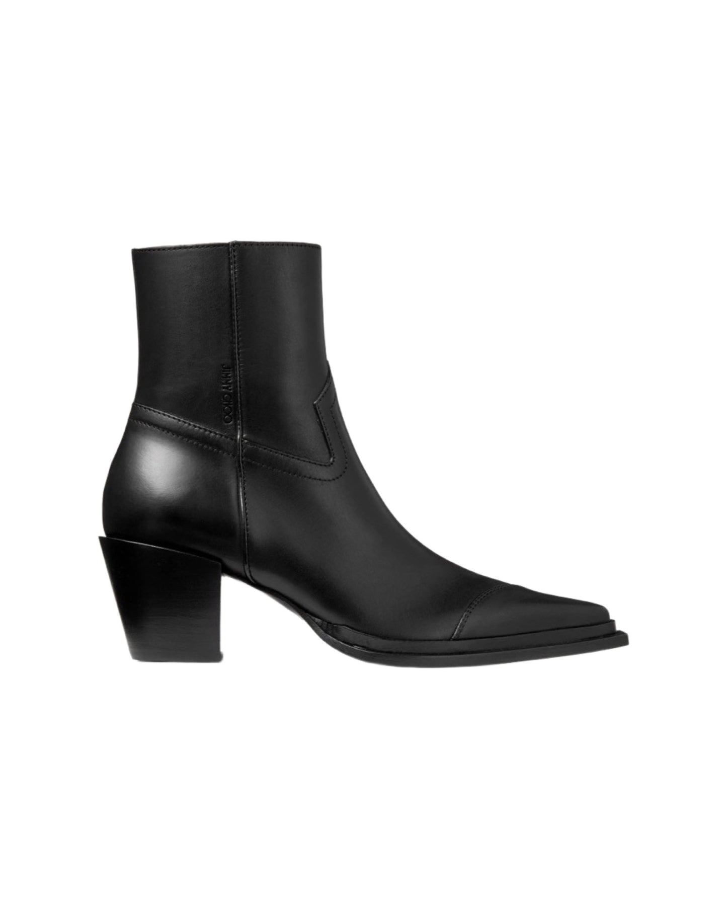 Cece 60 Ankle Boot Leather Black