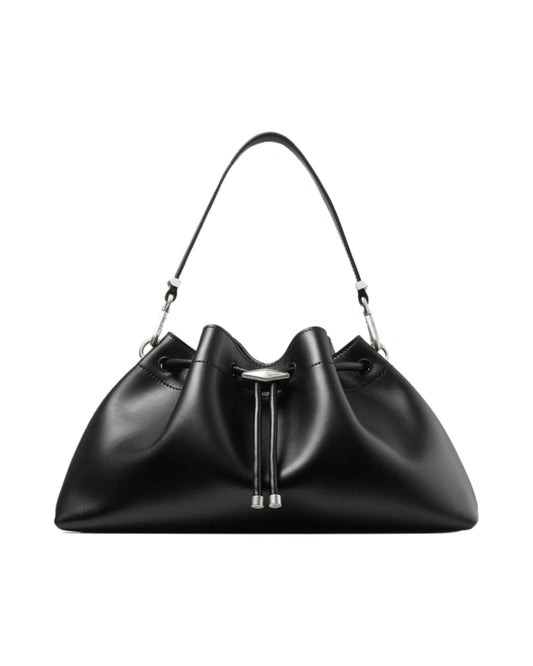 Bon Bon Bucket Bag  E/W  Leather Black