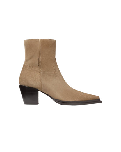 Cece 60 Ankle Boot Suede Tan