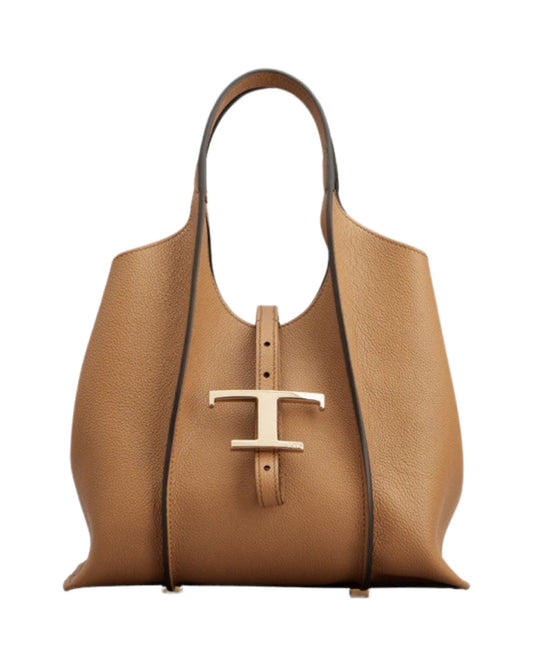 T Timeless Shopping Mini Bag Leather Tan