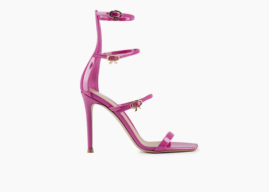 SALE Ribbon Uptown Sandal Patent Hot Pink was $1595