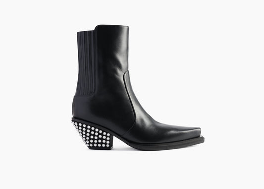 Yanhira Boot Leather Black