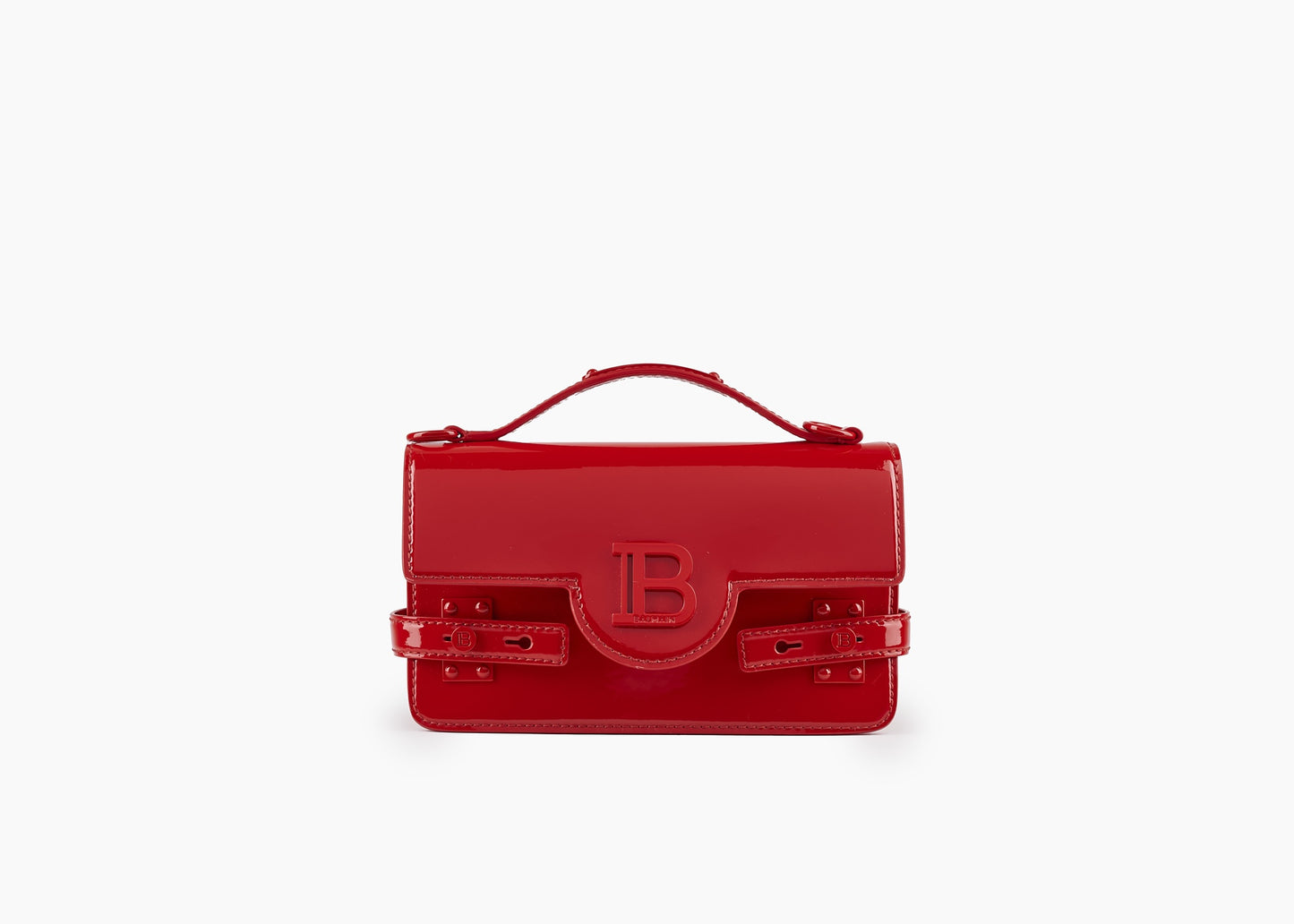B-Buzz 24 Shoulder Bag Patent Leather Red