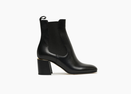 Thessaly 65 Ankle Boot Leather Black