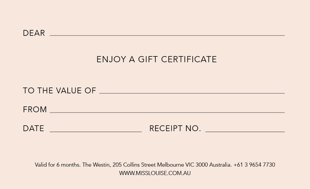 Miss Louise Gift Card