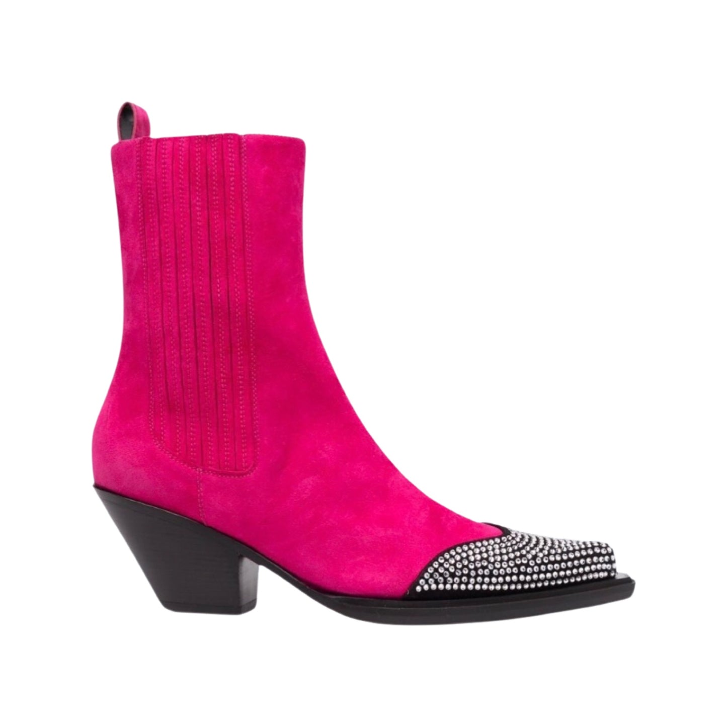 Texas Crystal  Boot Suede Hot Pink was $1995