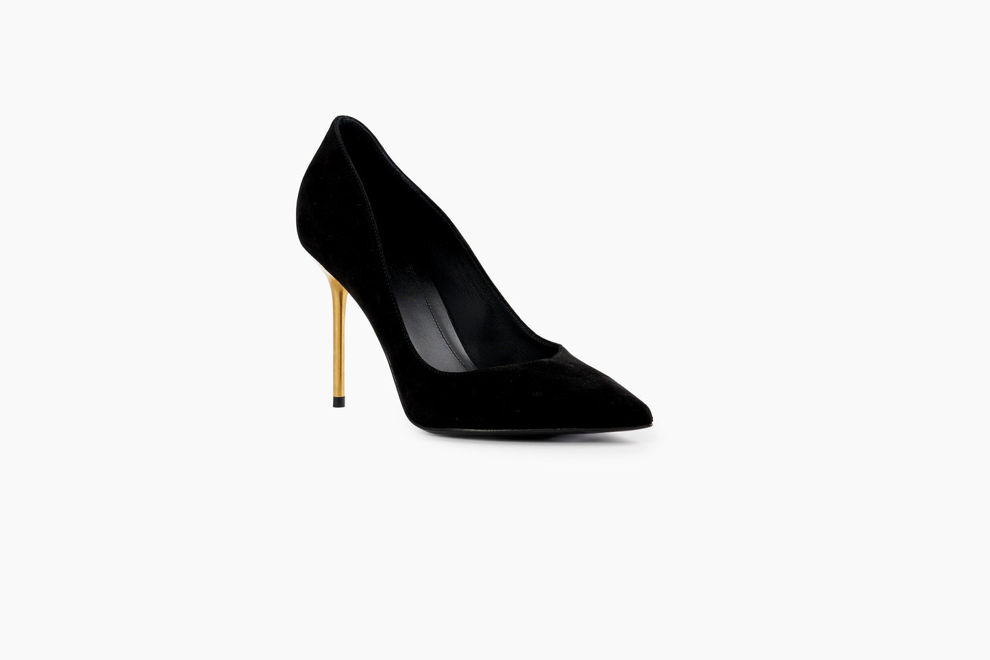 SALE Ruby Pump Suede Black/Gold was $1495 – Miss Louise