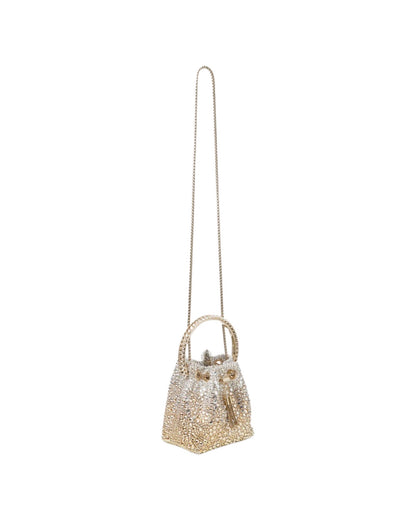 Bon Bon Crystal Embellished Bag Gold/Silver